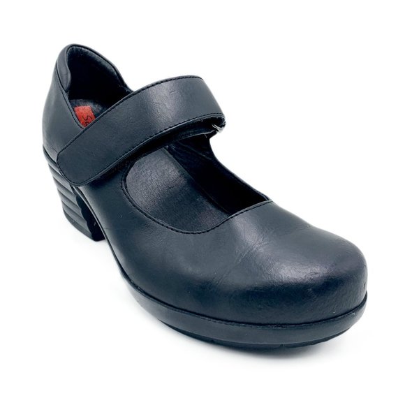 Sanita Shoes - Sanita  Leather Comfort Walking Mary Jane Heels
